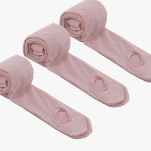 NEW Manzi pink tights XXL size 3 pairs